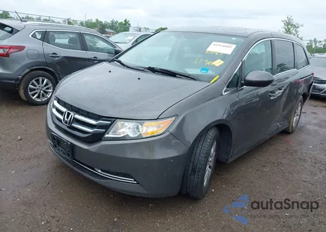 2016 Honda Odyssey Ex-L из США, поврежденный, VIN 5FNRL5H62GB146044